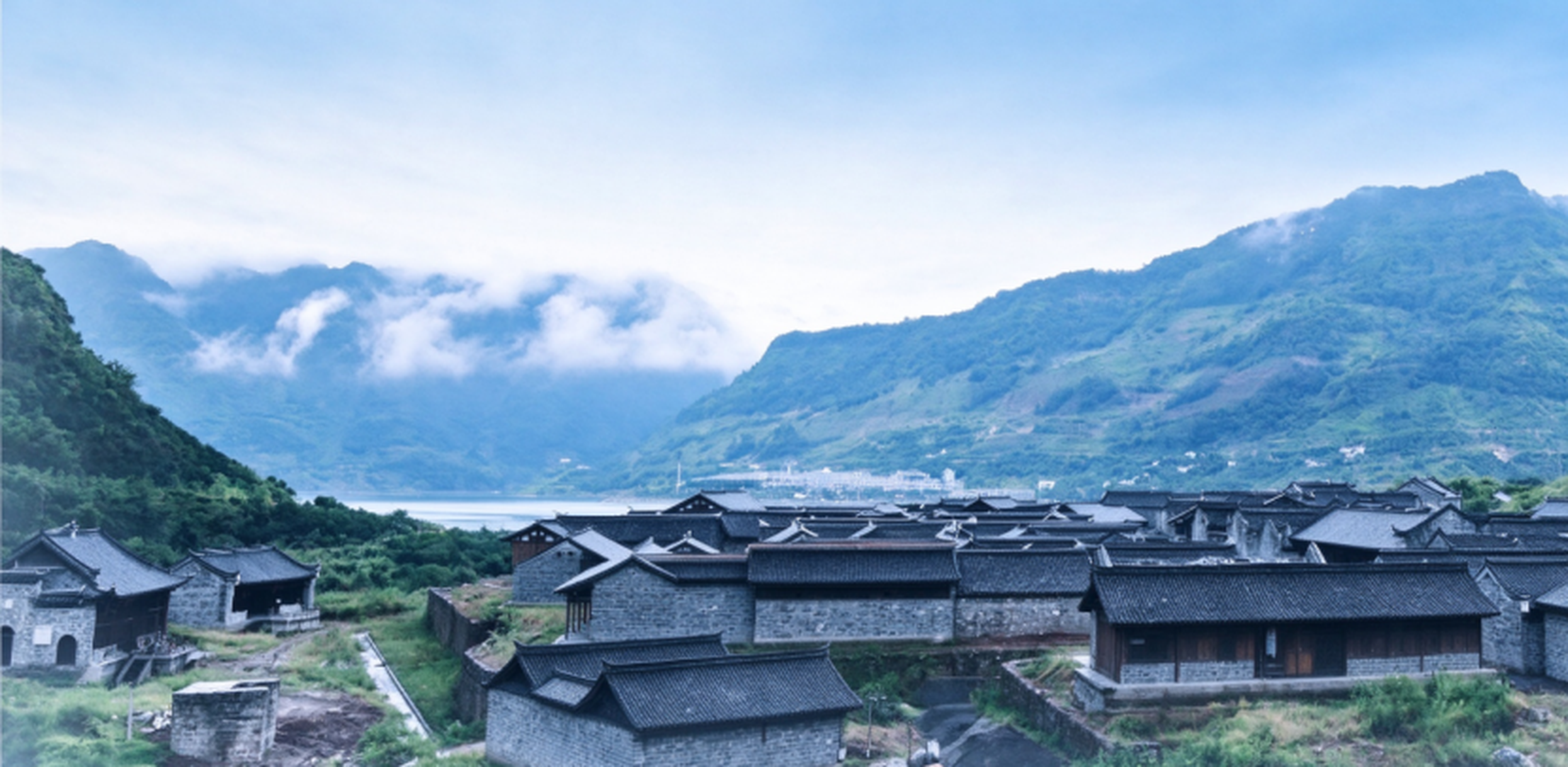 活动策划与 IP 运营 · 县域村落文旅场景，场景示意图